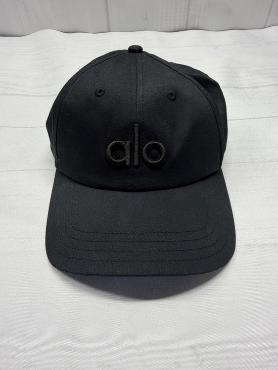 ALO Yoga NWT Black on Black Logo Off Duty Cap Style A0648U - Picture 3 of 13